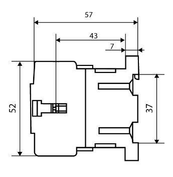 Мініконтактор Аско-Укрем ПМ 0-06-10 D7 42В LC1-K0610 (A0040010145) - фото №6