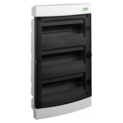 Вбудований модульний щиток NOARK PNF 48T прозорі дверцята 4x12м IP40 (113772)