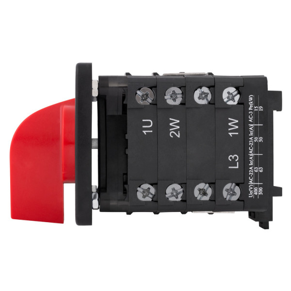 Переключатель щитовой E.NEXT 8827-200 LK63/4.322-SP/45 4p 0-1-2 63А - фото №2