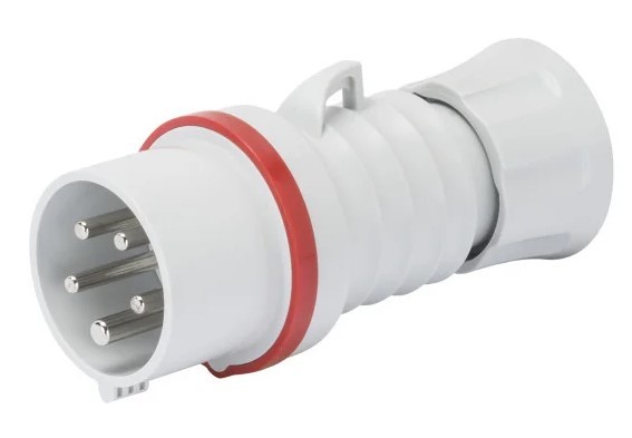 Переносная вилка GEWISS IP44 3P+N+E 32A 400В (GW60020H)