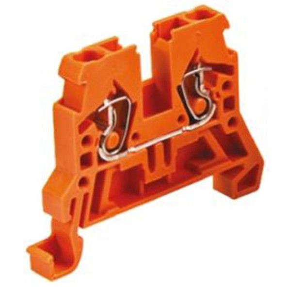 Двопровідна компактна клема Wago 870-902 TS35 (оранжева)