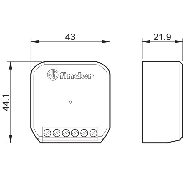 Многофункциональное реле Finder 1CO 230В AC 1 канал (13218230B000) - фото №1