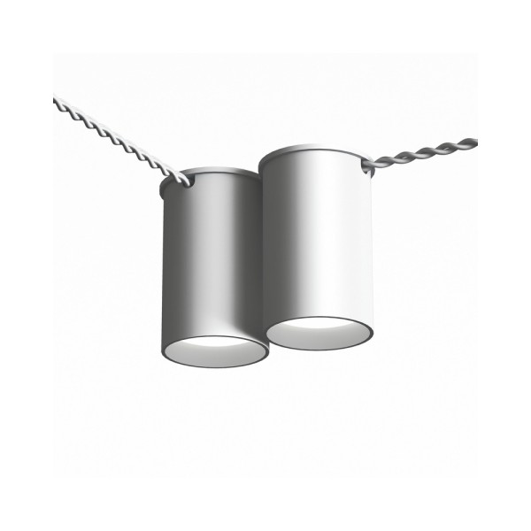 Точечный светильник для наружной проводки Pikart 33883-1 BP GU10 2x60W IP20 Белый