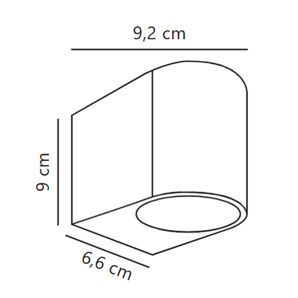 Вуличний світильник Nordlux 2518001003 Dion GU10 1x25 IP44 чорний - фото №3