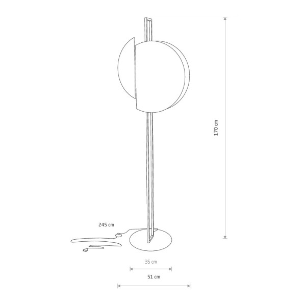 Торшер Nowodvorski 7647 Sunset GX53 2x12W IP20 коричневий - фото №3