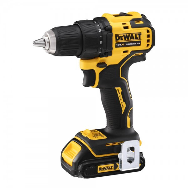 Безщітковий акумуляторний шуруповерт DeWALT DCD708D2T 18В