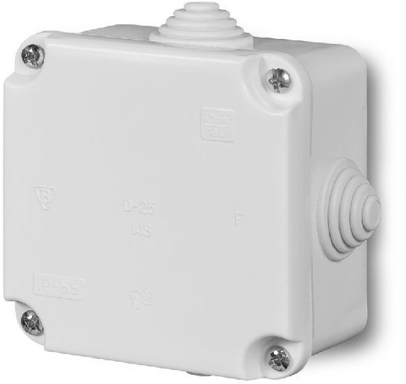 Зовнішня розподільна коробка Elektro-Plast EP-LUX PK-0 (0224-00) 88х88х60 - фото №1