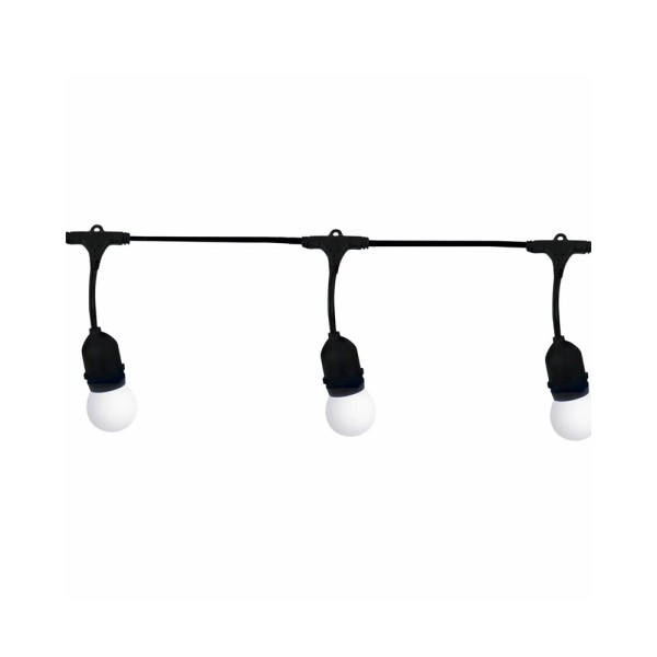 Гирлянда Goldlux 308207 Party M E27 10x6W 3000K 50Lm IP44 с белыми лампочками - фото №4