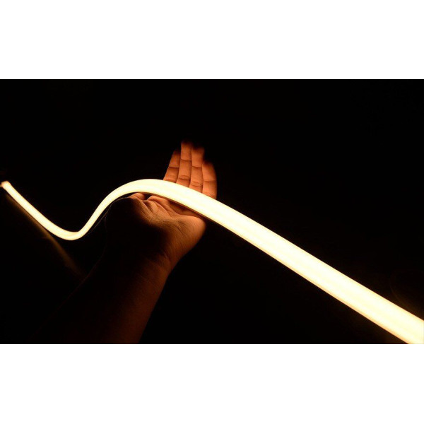 Гибкий неон COLORS 24V IP67 9.6W 740Lm 3000K 5м (NMT1312-PRO-WW) - фото №1