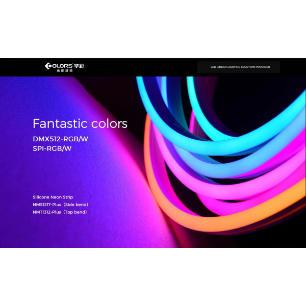 Гибкий неон COLORS 24V IP67 9.6W 740Lm 3000K 5м (NMT1312-PRO-WW) - фото №3