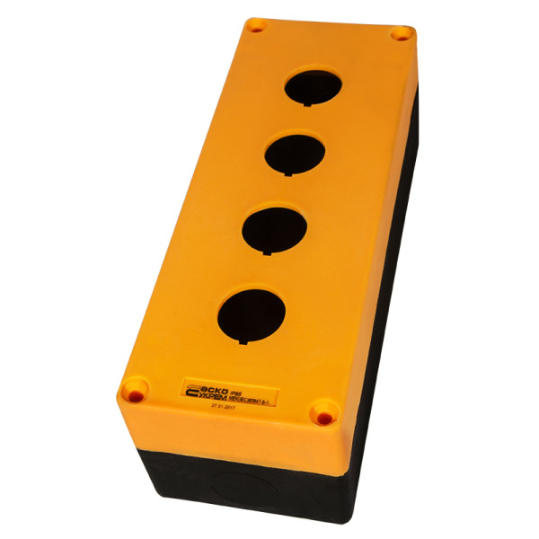 4-місний корпус Аско-Укрем HJ9-4 жовтий (A0140020040) - фото №1