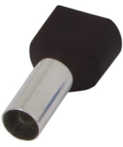 Ізольований наконечник E.Next e.terminal.stand.te.2.1.5.black 2x1,5 кв.мм чорний (s4037006)