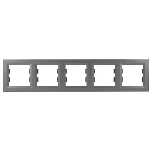 Рамка на 5 мест сталь Asfora, EPH5800562