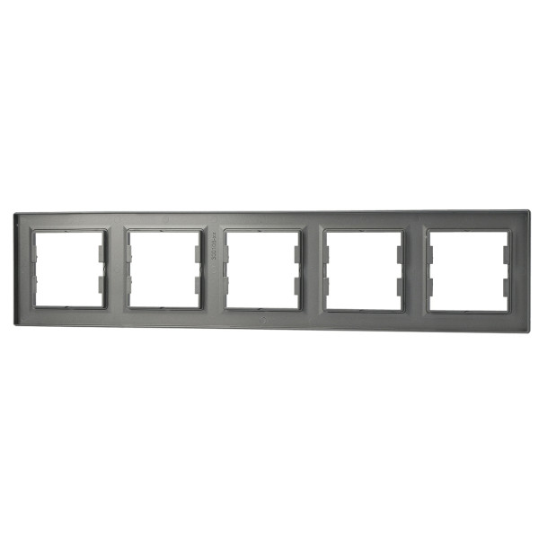 Рамка на 5 мест сталь Asfora, EPH5800562 - фото №4