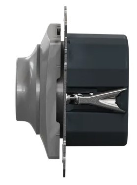 Поворотний світлорегулятор Schneider Electric Sedna Design & Elements RC 3-370 Вт алюміній SDD113501 - фото №4