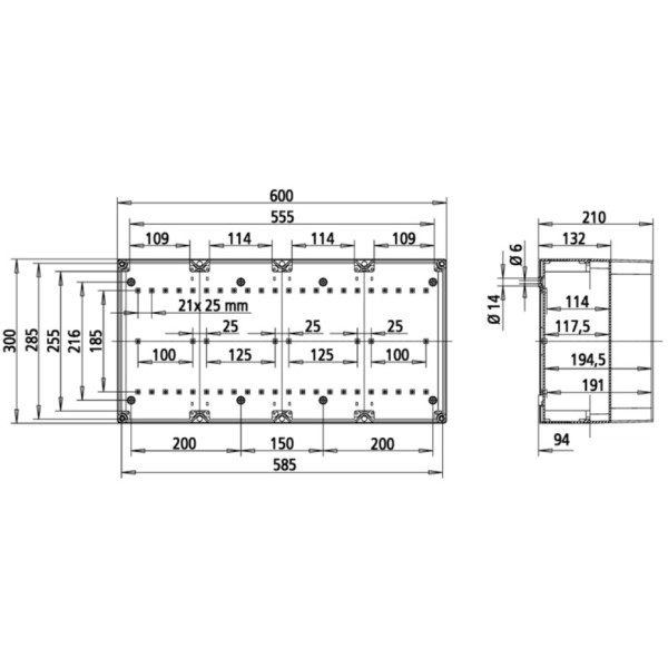 Вологозахищена розпаювальна коробка Spelsberg AKL 4-g (sp74040401) IP65 - фото №1
