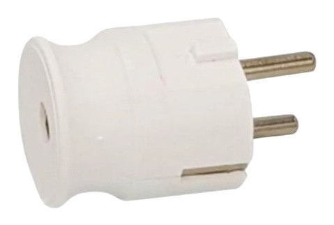 Електрична вилка прямая Neomax біла (NX1001)