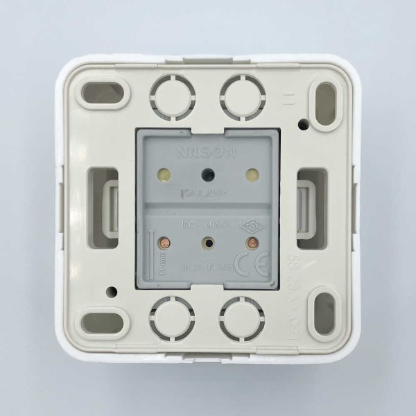 Вимикач Nilson Unique білий 2кл ( 28111003 ) - фото №3