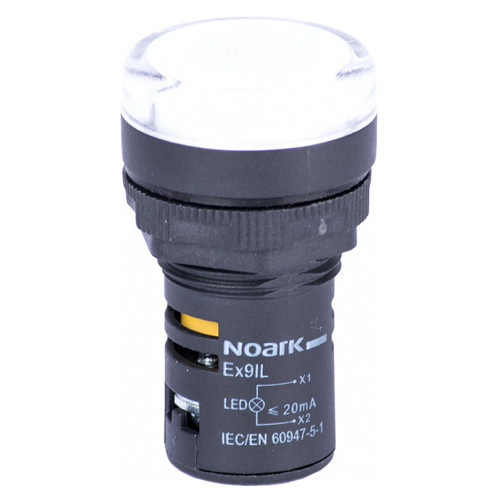 Сигнальний індикатор NOARK Ex9IL 2R w виступаючий 24В AC/DC білий (105463)