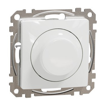 Универсальный поворотный светорегулятор Schneider Electric белый SDD111502