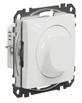 Универсальный поворотный светорегулятор Schneider Electric белый SDD111502 - фото №1