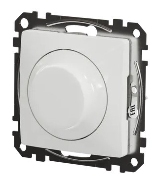 Универсальный поворотный светорегулятор Schneider Electric белый SDD111502 - фото №4