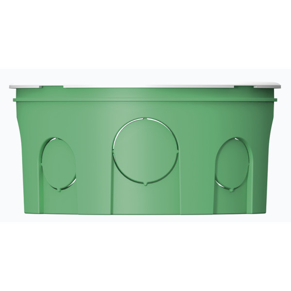 Монтажная коробка для сплошных стен Plank Electrotechnic BOXES MB103 (PLK6103500) типа МВ 100х50мм (салатовая) - фото №2