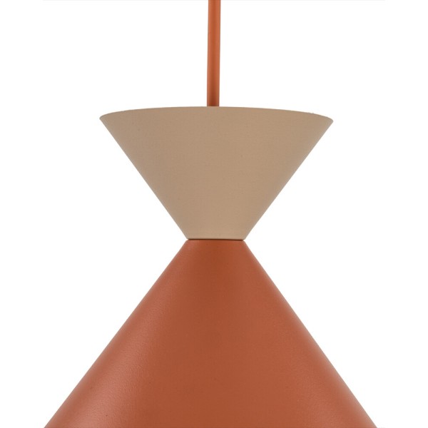 Підвісний світильник, люстра TK Lighting 11007 Matteo L E27 1x15W IP20 цегляний - фото №3