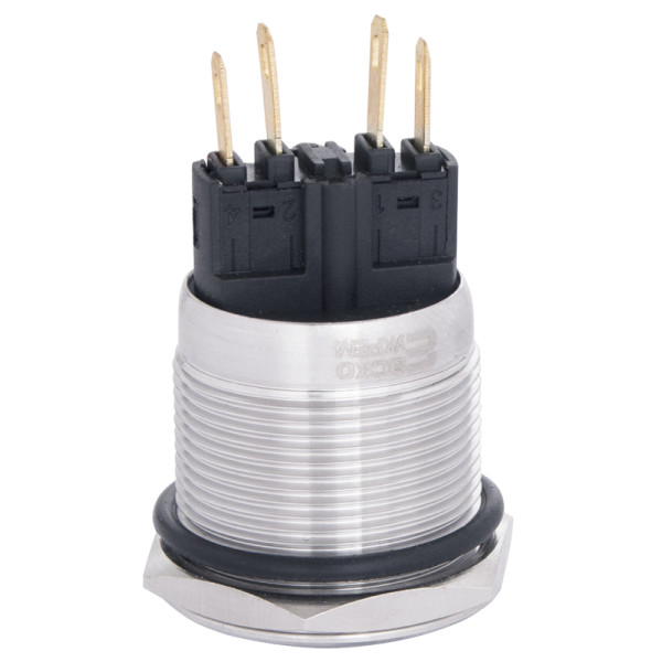 Металева кнопка Аско-Укрем TYJ 22-311 1NO+1NC (A0140010125) - фото №3