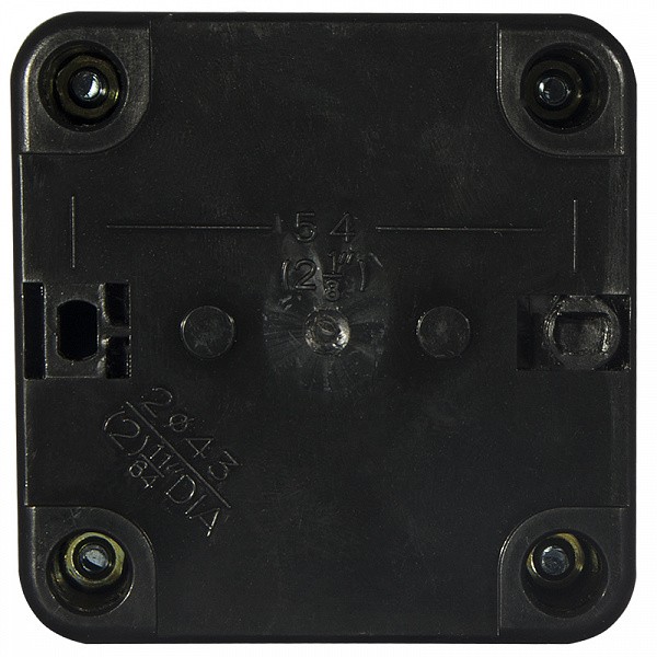 Одноместный пост Аско-Укрем XAL-B142Н29 с переключателем 0-1 и ключом (A0140020013) - фото №2