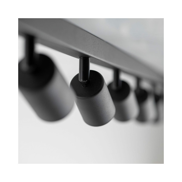 Світильник поворотний, спот TK Lighting 6179 Top GU10 8x10W IP20 Bk - фото №1