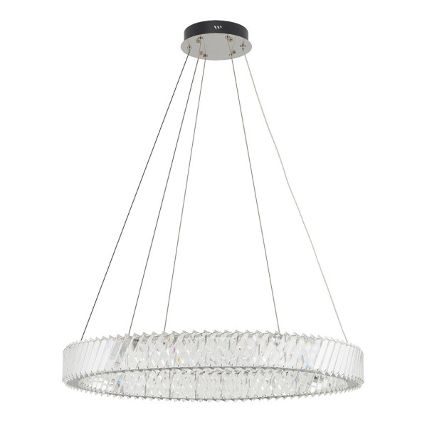 Підвісний світильник, люстра Nowodvorski 11706 Luxora Round LED 1x38W 3000K 3400Lm IP20 хром