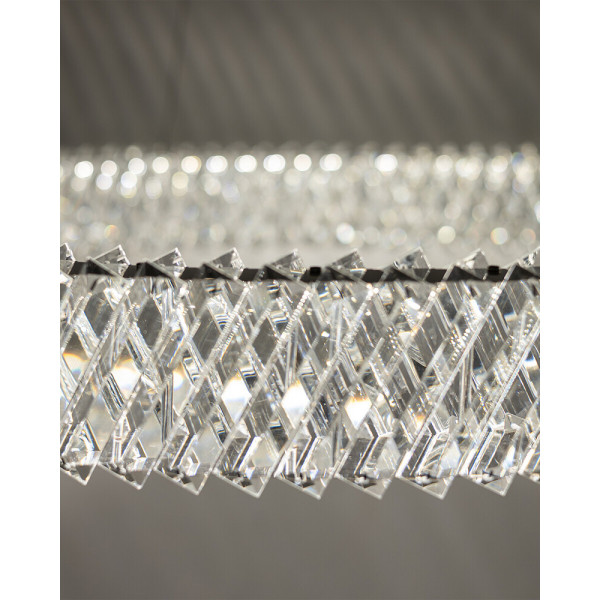 Підвісний світильник, люстра Nowodvorski 11706 Luxora Round LED 1x38W 3000K 3400Lm IP20 хром - фото №3