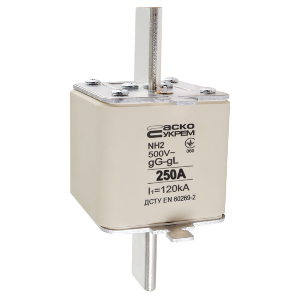 Запобіжник Аско-Укрем NH2 250A gG (A0050010035) - фото №1