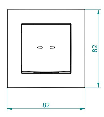 Одноклавішний вимикач Elektro-Plast Carla 1723-10 з підсвічуванням (білий) - фото №2