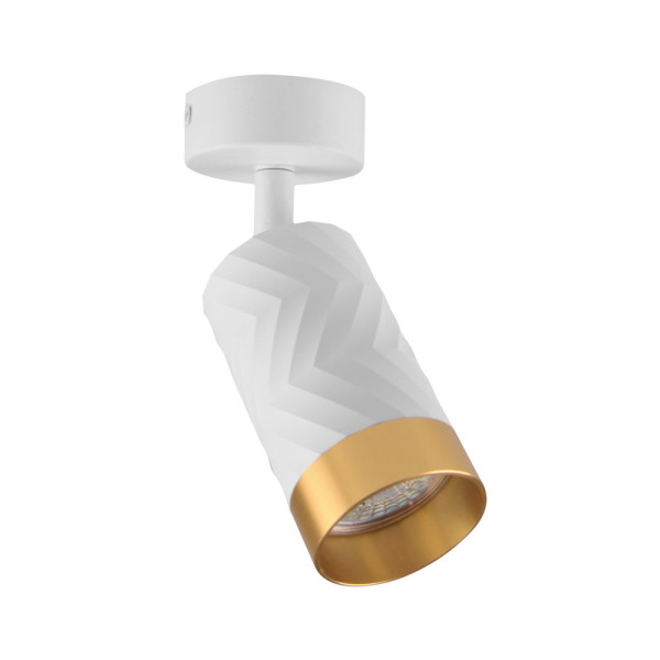 Світильник поворотний, спот Goldlux 323590 Arras GU10 1x10W IP20 Білий - фото №1