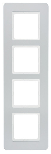 Четырехместная рамка Berker Q.7 10146184 (алюминий)