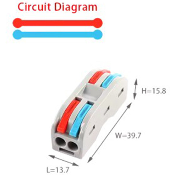 Проходная клемма TOSUNlux PCT-22C 32А 400В (6931934238396) - фото №1