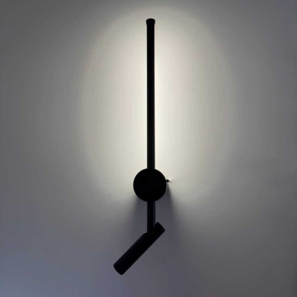 Светильник настенный Violux POINTER-P 8W 4200K 650Lm IP20 черный ( 551117 ) - фото №1