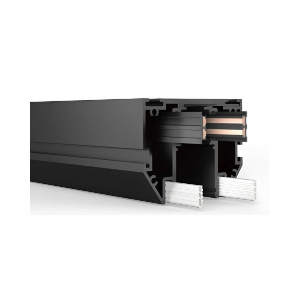 Магнітний шинопровід для натяжної стелі Alumled ALMG-SNP 2M BK - фото №1