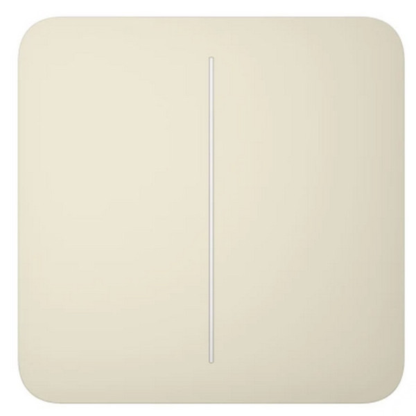 Клавиша умного выключателя 2кл Ajax 46018.144.IV SoloButton для LightSwitch слоновая кость (29832)