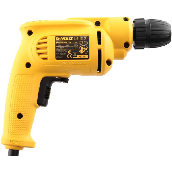 Дрель электрическая DeWALT DWD014S 550Вт - фото №1