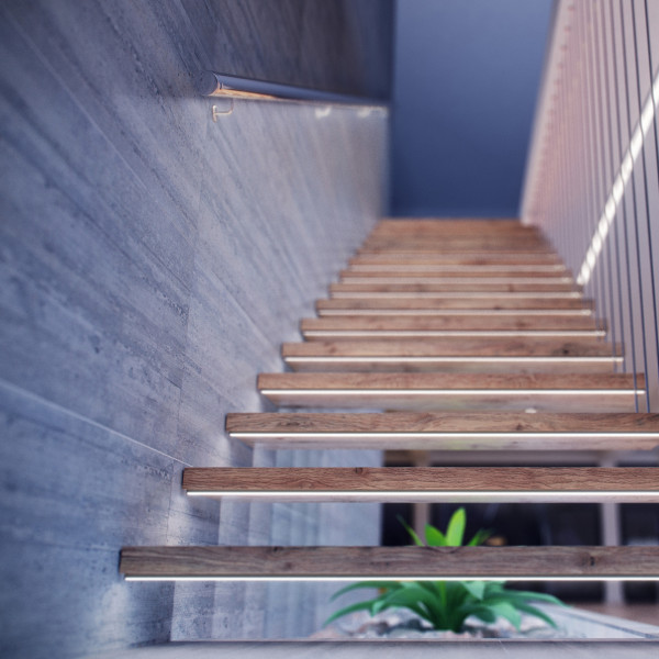 Профиль для светодиодной ленты Lumines D серебро - фото №2