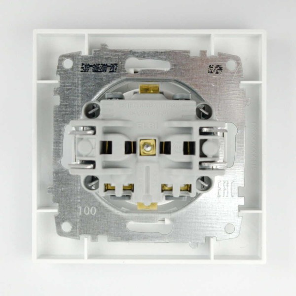 Розетка EL-BI VEGA білий мат 1-на з заземленням ( 510-016200-217 ) - фото №5