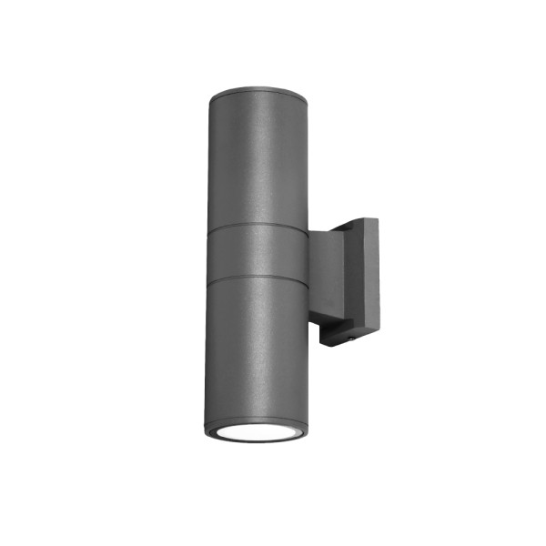 Светильник фасадный Violux TWIX-2D 2х40Вт Е27 IP44 антрацит ( 500360 )