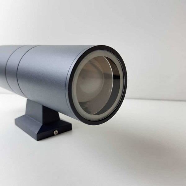 Светильник фасадный Violux TWIX-2D 2х40Вт Е27 IP44 антрацит ( 500360 ) - фото №6