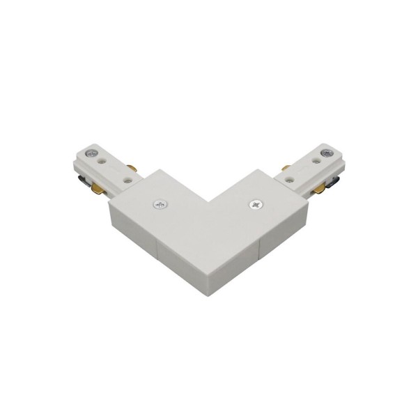 З'єднувач кутовий 1-фазний Ledvance 4099854395567 TrackLight L-CON IP20 білий - фото №1