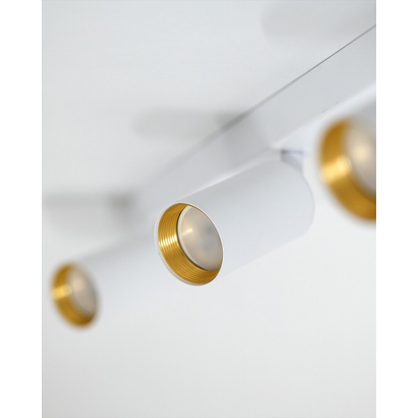 Світильник поворотний, спот TK Lighting 10796 Amis GU10 3x10W IP20 білий - фото №2