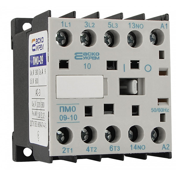 Мініконтактор Аско-Укрем ПМ 0-09-10 F7 110В LC1-K0910 (A0040010155) - фото №1