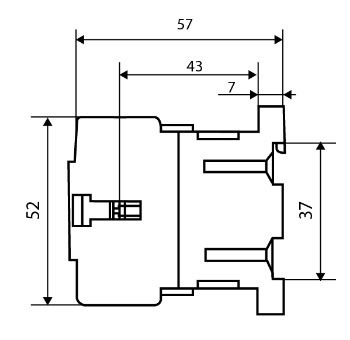 Мініконтактор Аско-Укрем ПМ 0-09-10 F7 110В LC1-K0910 (A0040010155) - фото №6